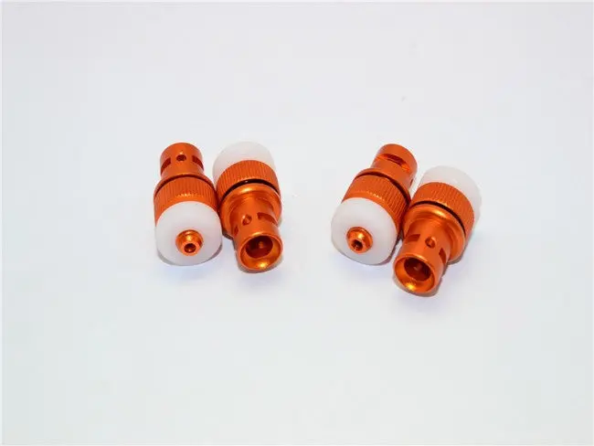 Axial Scx10 Ii (Ax90046, Ax90047) Aluminum Front + Rear Magnet Body Mount - 1 Set Orange 1