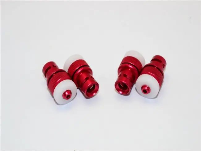 Axial Scx10 Ii (Ax90046, Ax90047) Aluminum Front + Rear Magnet Body Mount - 1 Set Red 1