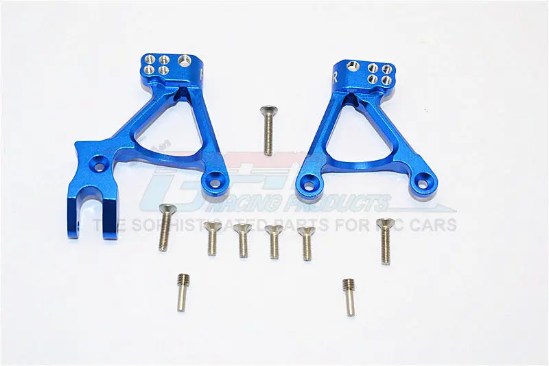 Axial Scx10 Ii (Ax90046, Ax90047) Aluminum Front Shock Hoops - 1Pr Set Blue 1