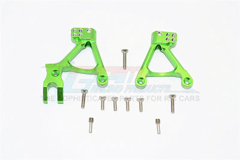Axial Scx10 Ii (Ax90046, Ax90047) Aluminum Front Shock Hoops - 1Pr Set Green 1