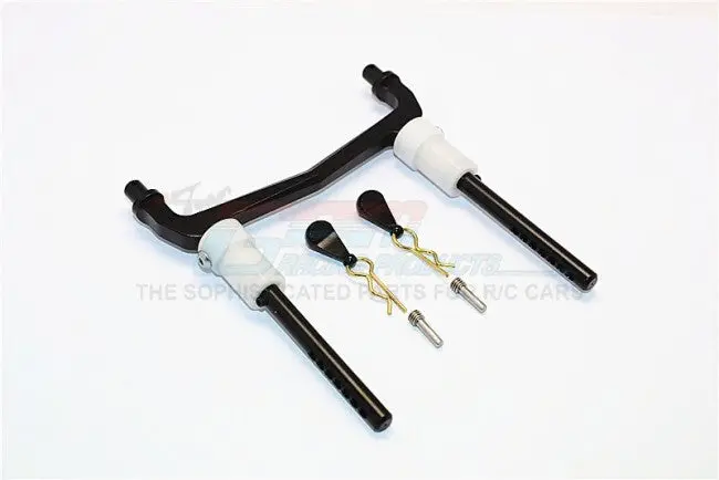 Axial Scx10 Ii (Ax90046, Ax90047) Aluminum Rear Body Post Mount - 1 Set Black 1