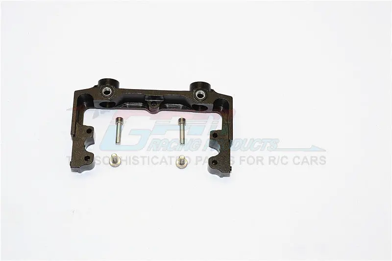 Axial Scx10 Ii (Ax90046, Ax90047) Aluminum Rear Bumper Mount - 1Pc Set Black 1