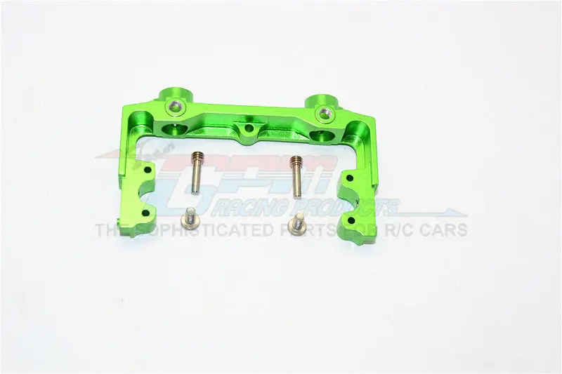 Axial Scx10 Ii (Ax90046, Ax90047) Aluminum Rear Bumper Mount - 1Pc Set Green 1