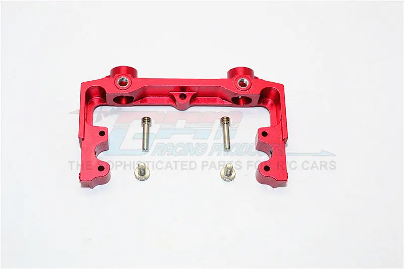 Axial Scx10 Ii (Ax90046, Ax90047) Aluminum Rear Bumper Mount - 1Pc Set Red 1