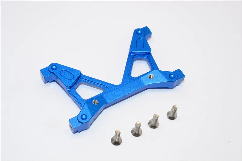 Axial Scx10 Ii (Ax90046, Ax90047) Aluminum Rear Chassis Stabilized Mount - 1Pc Set Blue 1