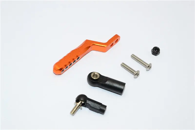 Axial Scx10 Ii (Ax90046, Ax90047) Aluminum Rear Tow Hitch - 1Pc Set Orange 1