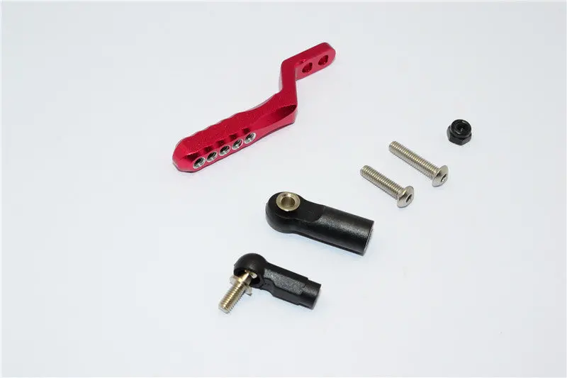 Axial Scx10 Ii (Ax90046, Ax90047) Aluminum Rear Tow Hitch - 1Pc Set Red 1