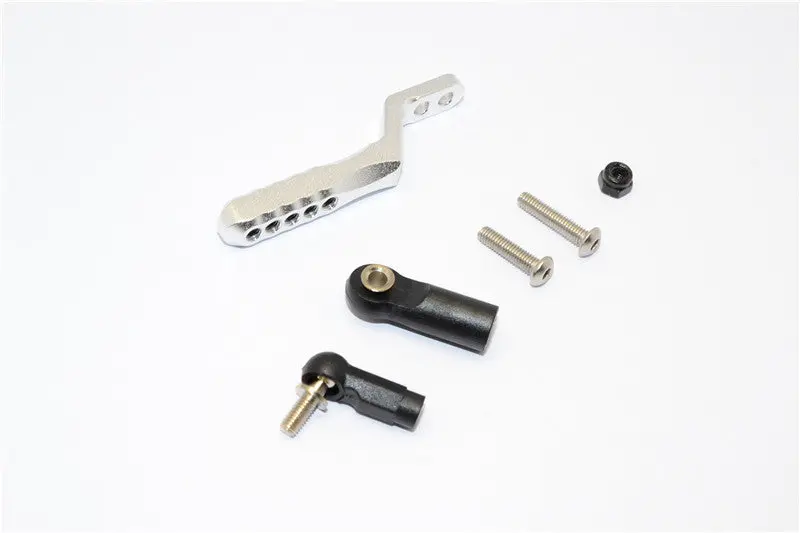 Axial Scx10 Ii (Ax90046, Ax90047) Aluminum Rear Tow Hitch - 1Pc Set Silver 1