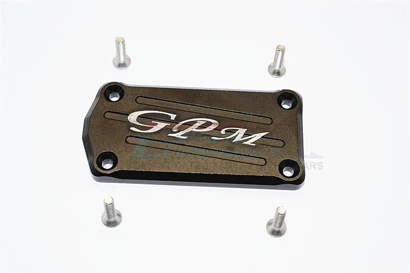 Axial Scx10 Ii (Ax90046, Ax90047) Aluminum Receiver Cover - 1Pc Set Black 1