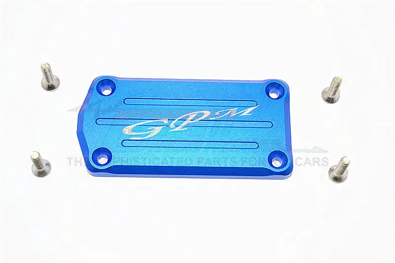 Axial Scx10 Ii (Ax90046, Ax90047) Aluminum Receiver Cover - 1Pc Set Blue 1