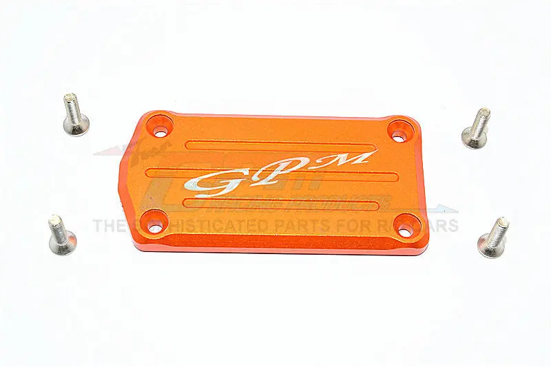 Axial Scx10 Ii (Ax90046, Ax90047) Aluminum Receiver Cover - 1Pc Set Orange 1