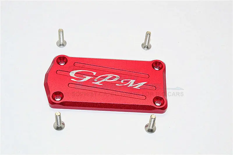 Axial Scx10 Ii (Ax90046, Ax90047) Aluminum Receiver Cover - 1Pc Set Red 1