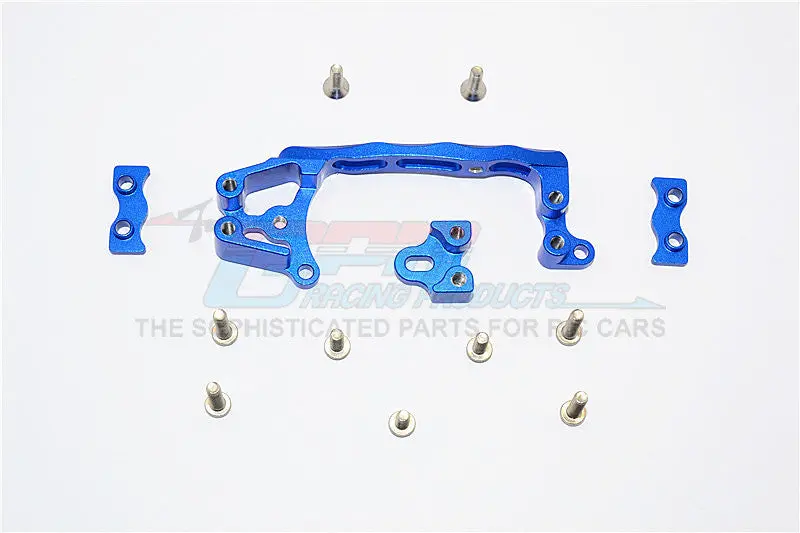 Axial Scx10 Ii (Ax90046, Ax90047) Aluminum Servo Mount - 1 Set Blue 1