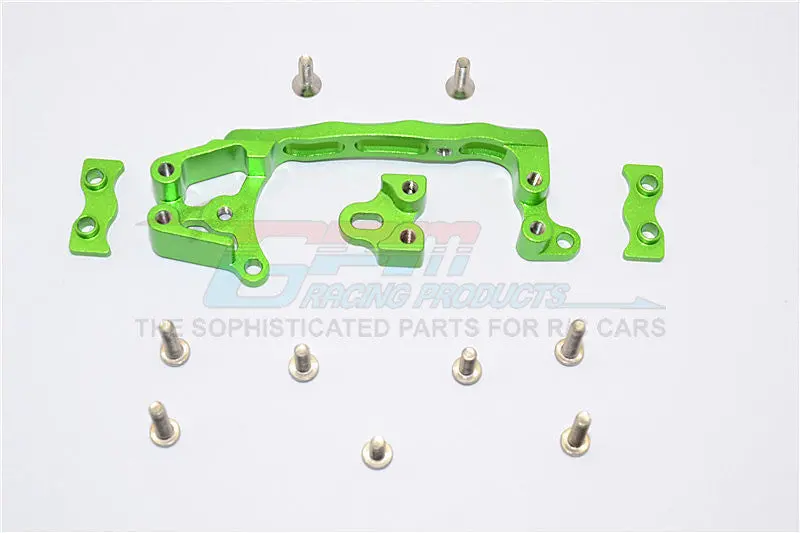 Axial Scx10 Ii (Ax90046, Ax90047) Aluminum Servo Mount - 1 Set Green 1