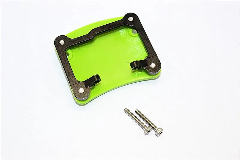 Axial Scx10 Ii (Ax90046, Ax90047) Aluminum+Plastic  Front/Rear Axle Protector Mount - 1 Set Black 1