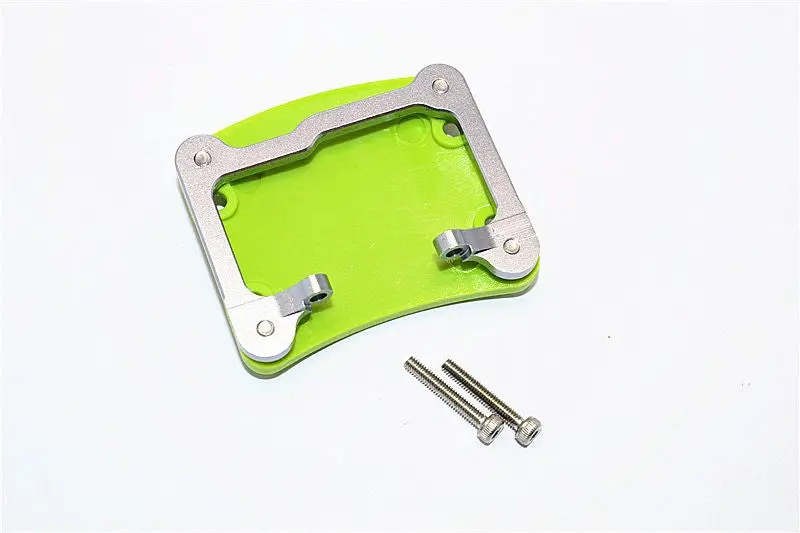 Axial Scx10 Ii (Ax90046, Ax90047) Aluminum+Plastic  Front/Rear Axle Protector Mount - 1 Set Gray Silver 1
