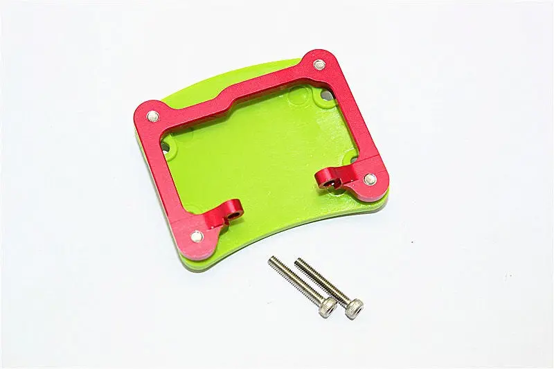 Axial Scx10 Ii (Ax90046, Ax90047) Aluminum+Plastic  Front/Rear Axle Protector Mount - 1 Set Red 1