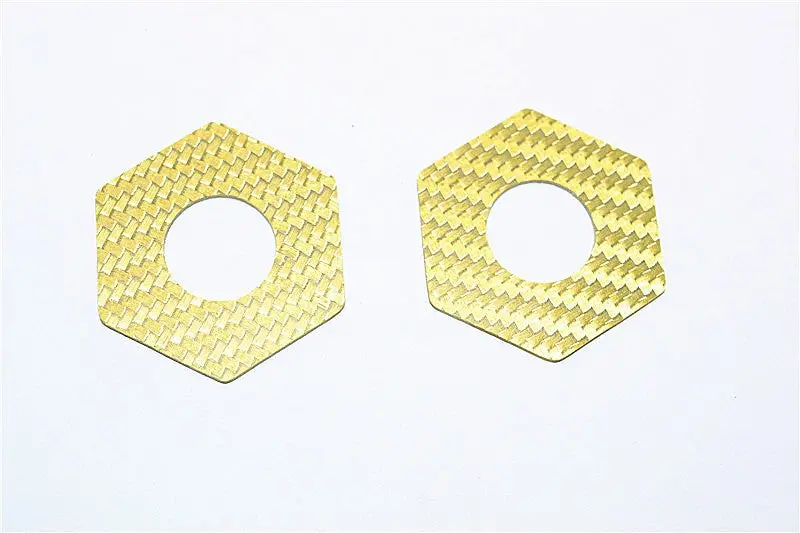 Axial Scx10 Ii Ax90046 & Ax90047 Graphite Slipper Plate - 1Pr Gold 1