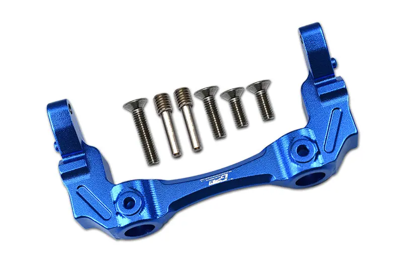 Axial Scx10 Iii Jeep Jl Wrangler (Axi03007) Aluminium Front Bumper Mount - 1Pc Set Blue 1