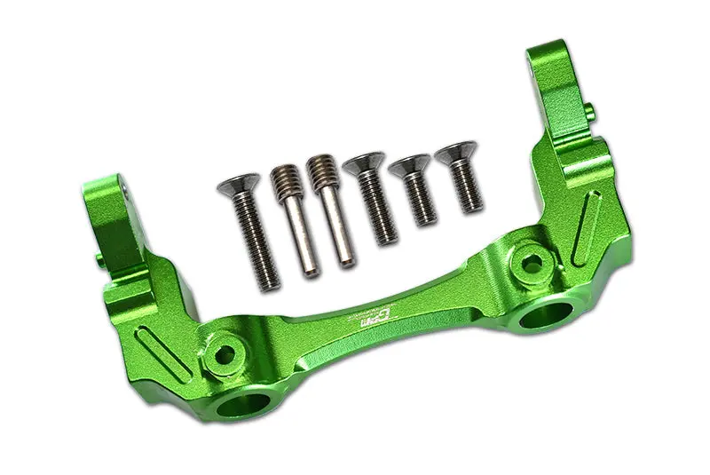 Axial Scx10 Iii Jeep Jl Wrangler (Axi03007) Aluminium Front Bumper Mount - 1Pc Set Green 1