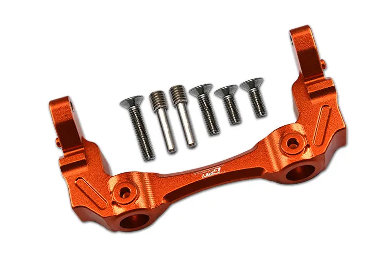 Axial Scx10 Iii Jeep Jl Wrangler (Axi03007) Aluminium Front Bumper Mount - 1Pc Set Orange 1
