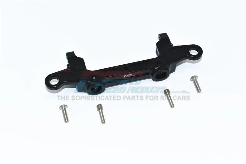 Axial Scx10 Iii Jeep Jl Wrangler (Axi03007) Aluminium Rear Bumper Mount - 1Pc Set Black 1