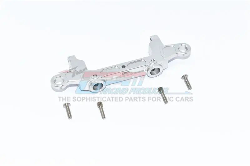 Axial Scx10 Iii Jeep Jl Wrangler (Axi03007) Aluminium Rear Bumper Mount - 1Pc Set Silver 1