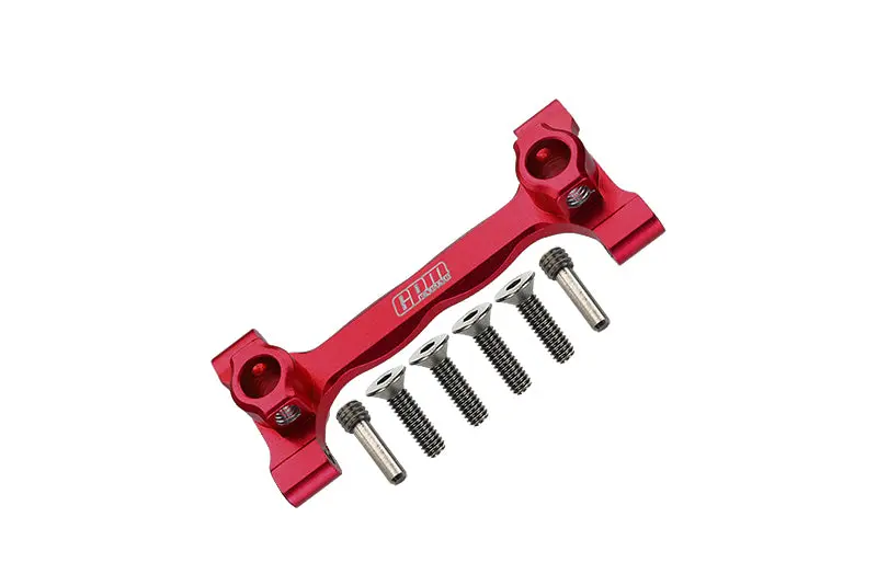 Axial Scx10 Iii Jeep Jl Wrangler (Axi03007) Aluminium Rear Chassis Brace - 1Pc Set Red 1