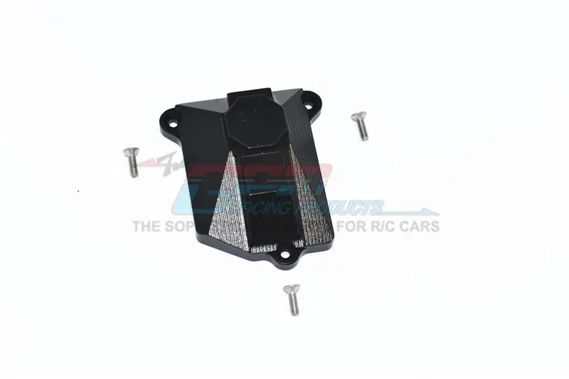 Axial Scx10 Iii Jeep Jl Wrangler (Axi03007) Aluminium Receiver Cover - 1Pc Set Black 1