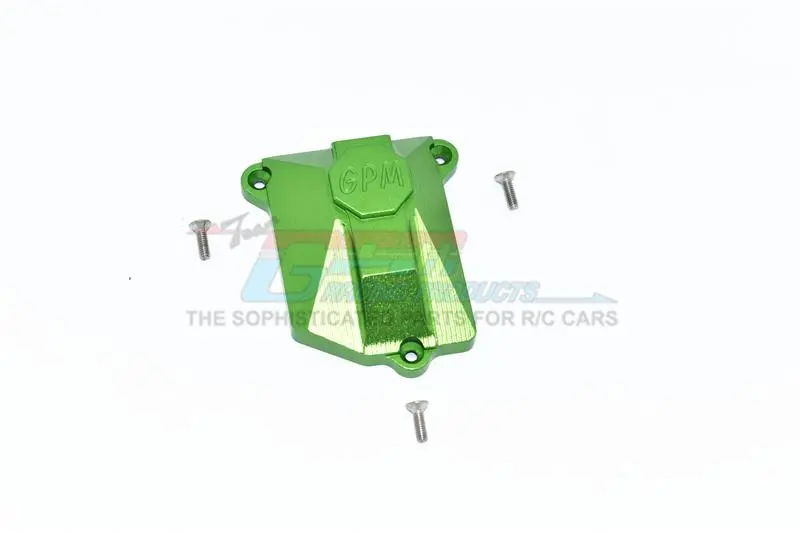 Axial Scx10 Iii Jeep Jl Wrangler (Axi03007) Aluminium Receiver Cover - 1Pc Set Green 1