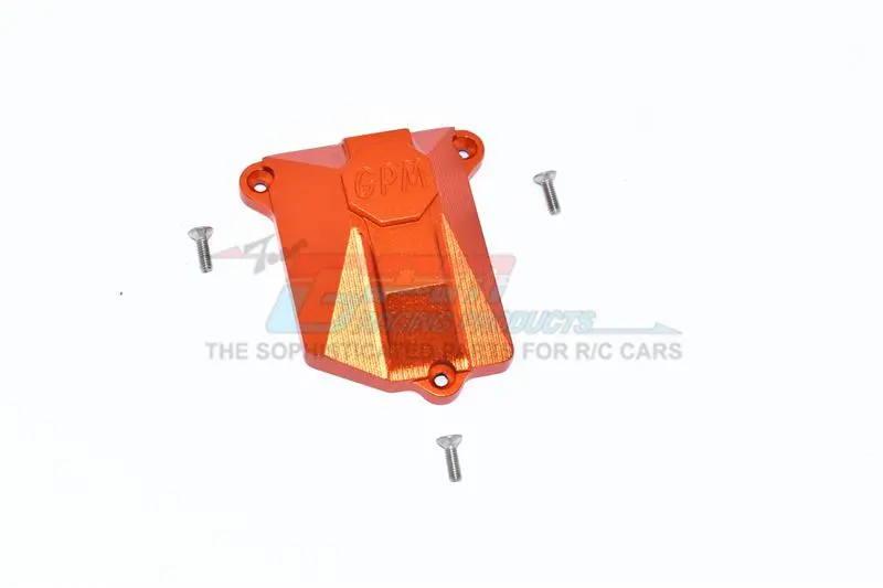 Axial Scx10 Iii Jeep Jl Wrangler (Axi03007) Aluminium Receiver Cover - 1Pc Set Orange 1
