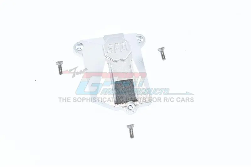 Axial Scx10 Iii Jeep Jl Wrangler (Axi03007) Aluminium Receiver Cover - 1Pc Set Silver 1