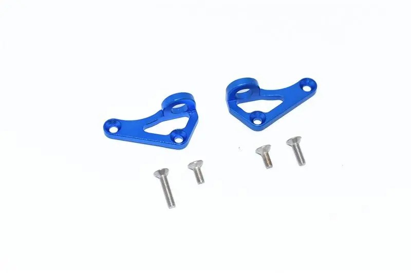 Axial Scx10 Iii Jeep Jl Wrangler (Axi03007) Aluminum Front Body Post Mount - 2Pc Set Blue 1