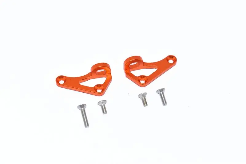 Axial Scx10 Iii Jeep Jl Wrangler (Axi03007) Aluminum Front Body Post Mount - 2Pc Set Orange 1