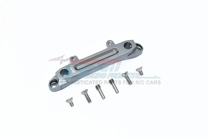 Axial Scx10 Iii Jeep Jl Wrangler (Axi03007) Aluminum Front Chassis Brace - 1Pc Set Gray Silver 1
