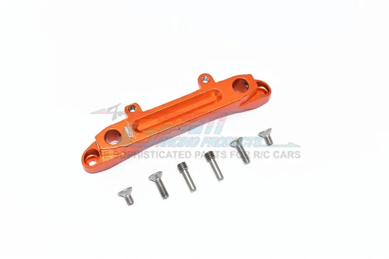 Axial Scx10 Iii Jeep Jl Wrangler (Axi03007) Aluminum Front Chassis Brace - 1Pc Set Orange 1
