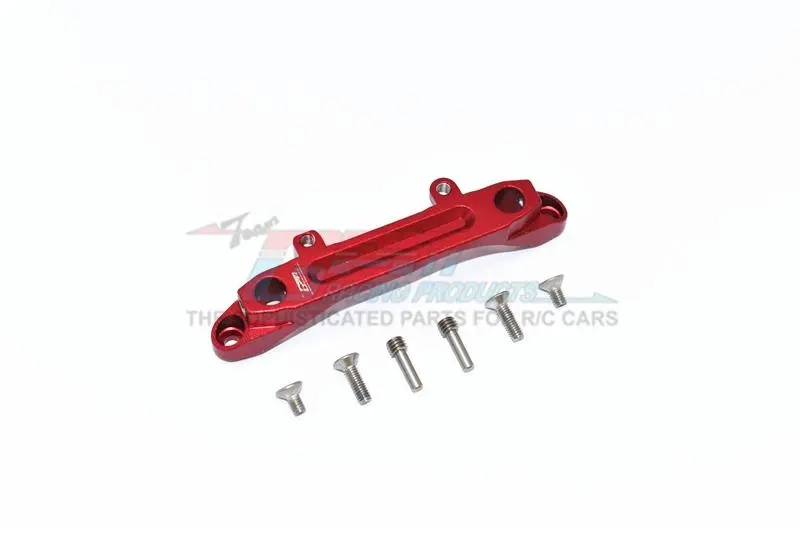 Axial Scx10 Iii Jeep Jl Wrangler (Axi03007) Aluminum Front Chassis Brace - 1Pc Set Red 1