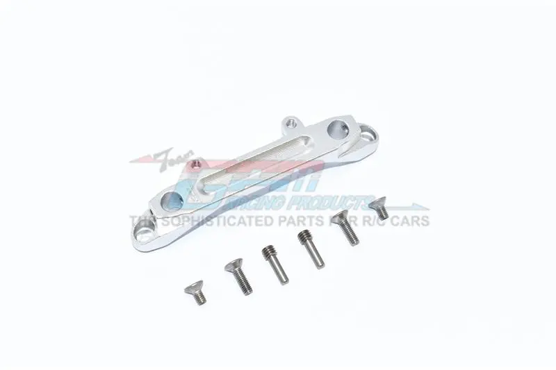 Axial Scx10 Iii Jeep Jl Wrangler (Axi03007) Aluminum Front Chassis Brace - 1Pc Set Silver 1