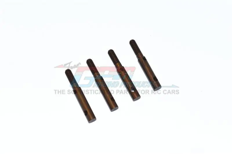 Axial Scx10 Iii Jeep Jl Wrangler (Axi03007) Spring Steel Front & Rear Wheel Shaft - 4Pc Set 1