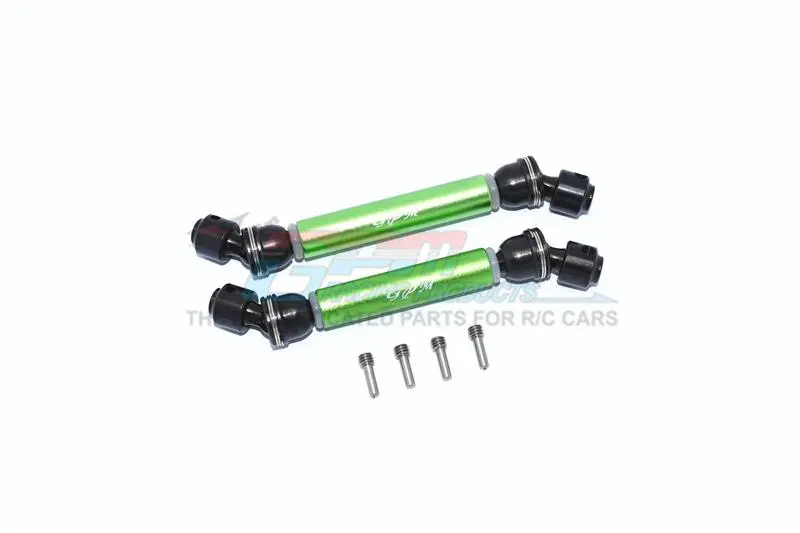 Axial Scx10 Iii Jeep Jl Wrangler (Axi03007) Steel+Aluminium Front + Rear Cvd Drive Shaft - 2Pc Set Green 1