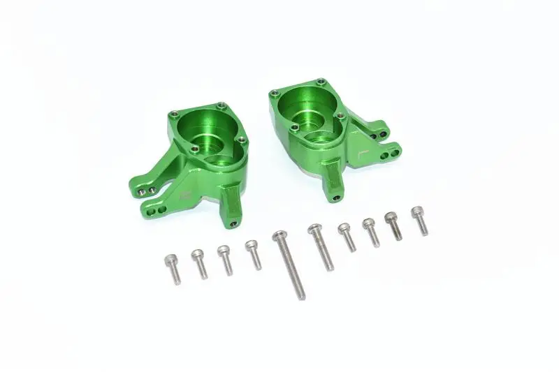 Axial Scx10 Iii Jeep Wrangler / Capra 1.9 Unlimited Trail Buggy Aluminum Inner Part Of Front Knuckle Arms - 2Pc Set Green 1