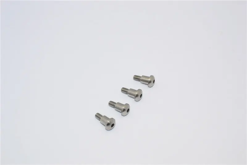 Axial Scx10 Stainless Steel King Pin Screws - 4Pcs Original Color 1