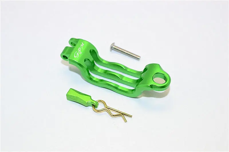 Axial Smt10 Grave Digger (Ax90055) Aluminum Battery Mount - 1 Set Green 1