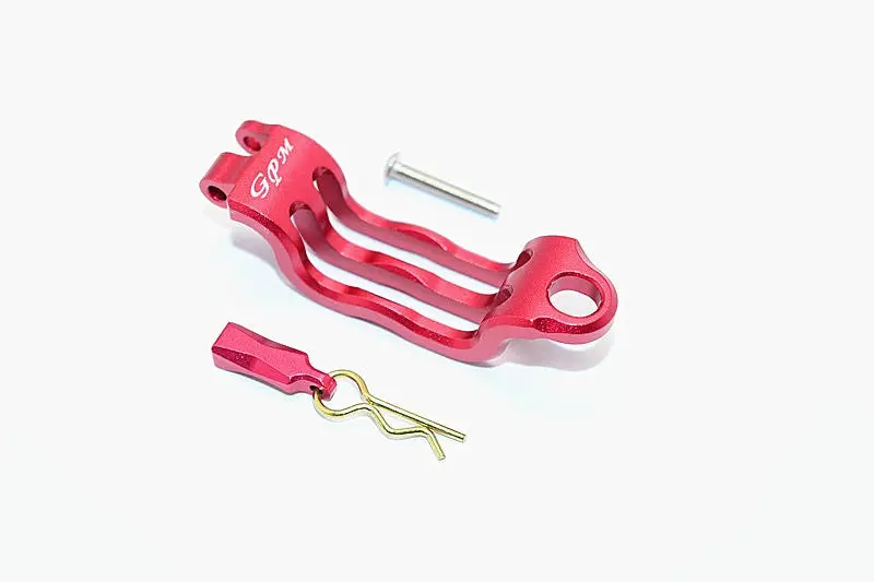 Axial Smt10 Grave Digger (Ax90055) Aluminum Battery Mount - 1 Set Red 1