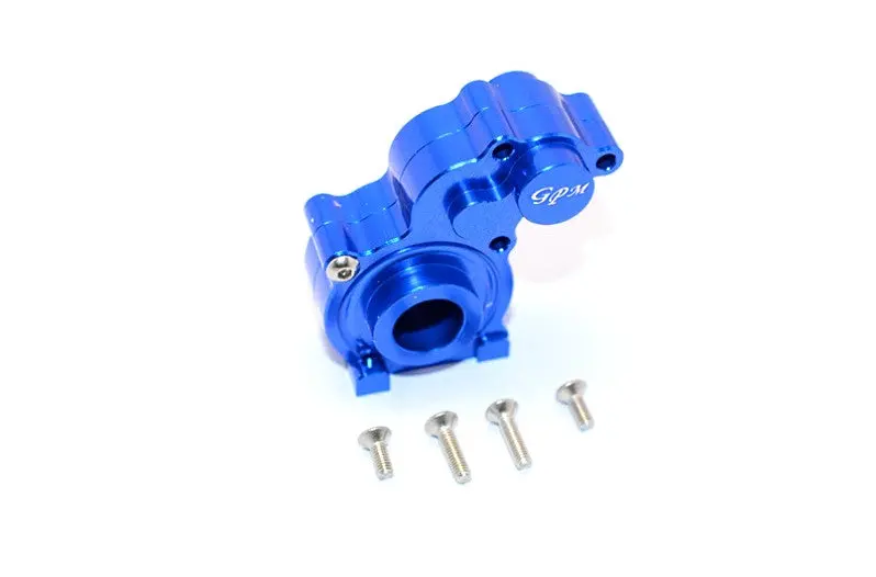Axial Smt10 Grave Digger (Ax90055) Aluminum Center Transmission Case - 1 Set Blue 1