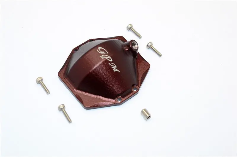 Axial Smt10 Grave Digger (Ax90055) Aluminum Front/Rear Cover For Original Axle Housing - 1Pc Set Brown 1