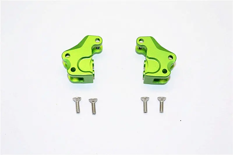 Axial Smt10 Grave Digger (Ax90055) Aluminum Front/Rear Gear Box Components - 1Pr Set Green 1