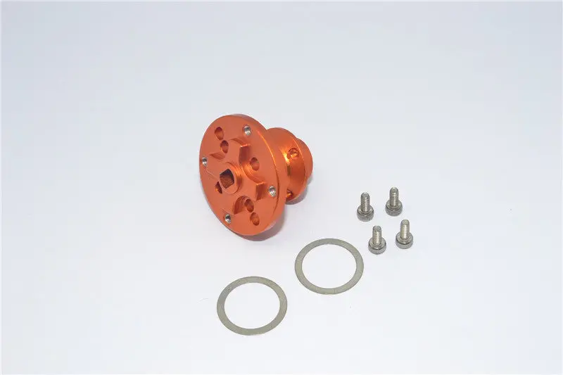 Axial Smt10 Grave Digger (Ax90055) Aluminum Heavy Duty Differential Locker - 1Pc Set Orange 1