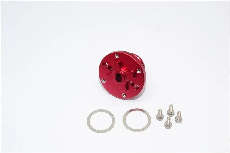Axial Smt10 Grave Digger (Ax90055) Aluminum Heavy Duty Differential Locker - 1Pc Set Red 1