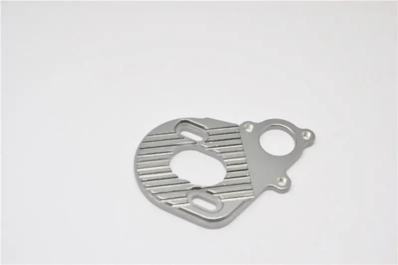 Axial Smt10 Grave Digger (Ax90055) Aluminum Motor Heat Sink Plate - 1Pc Gray Silver 1